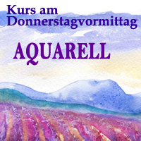 Aquarell am Donnerstag mit Nadja