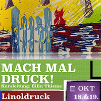 Linol SCHNITZEN_FARBE_DRUCKEN - Eilin Thieme