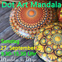 Mandala Steine malen mit Maja