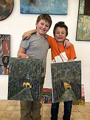 Kids malen bei NadjasArt.ch