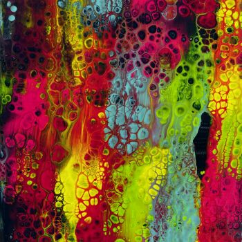 Acrylic Pouring @NadjasArt.ch