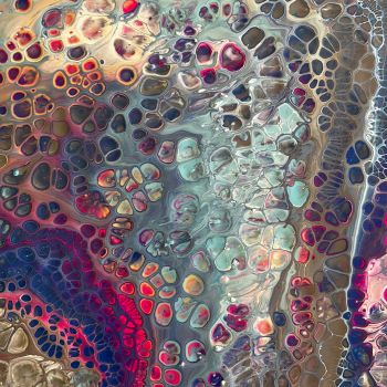 Acrylic Pouring @NadjasArt.ch