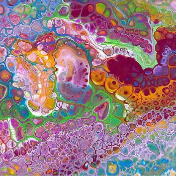 Acrylic Pouring @NadjasArt.ch